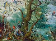 Jan Van Kessel Concert van Vogels oil painting on canvas
